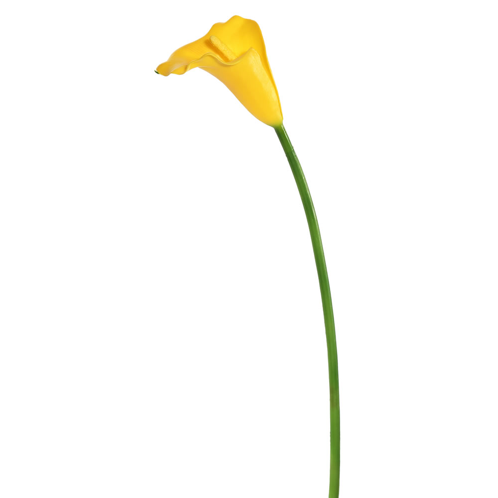 Picture of Vickerman FK171407 28 in. Calla Lily Large Stem - Yellow