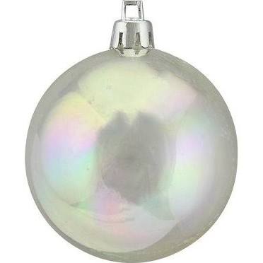 2.4 in. Clear Iridescent Ornament Ball - 60 per Box