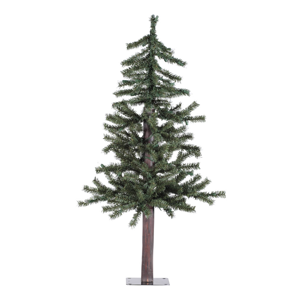 3 ft. x 22.5 in. Green Natural Alpine Tree with 191 Tips