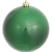N593074DCV 12 in. MidntGrn Candy UV Drilled Cap Christmas Ornament Ball