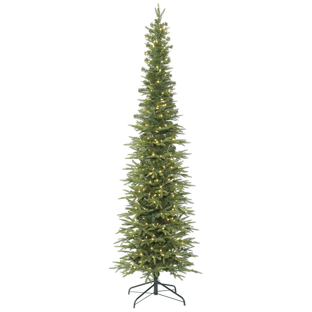 12 ft. x 60 in. Bixley Pencil Fir with 1000 LED Warm White Mini Light