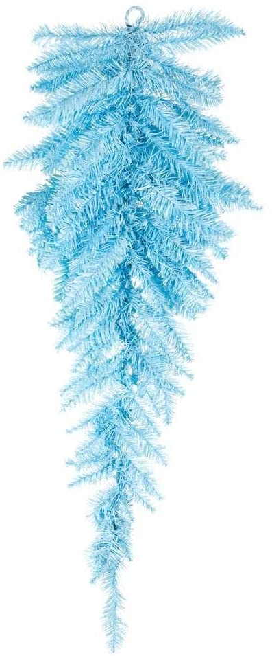 36 in. Sky Blue Fir Teardrop with 96 Tips