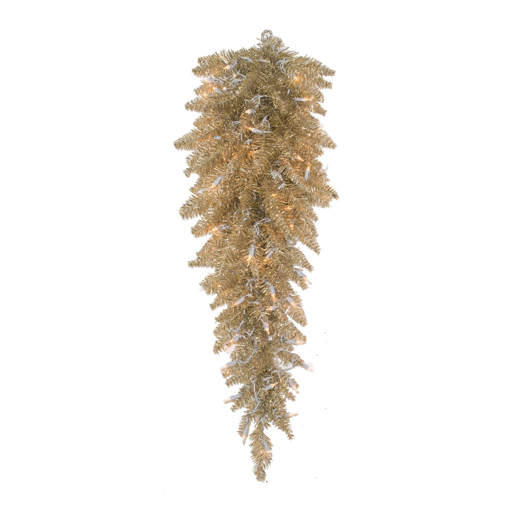 36 in. Champagne Fir Teardrop with 96 Tips