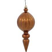 N500088 4 in. Copper Finial 4 Finish Ornament - 8 per Box