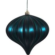 3 in. Midnight Green Matte UV Treated Christmas Ornament Ball