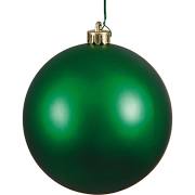 4.75 in. Midnight Green Matte UV Christmas Ornament Ball