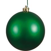 Picture of Vickerman N591574BX 6 in. Midnt Green 4 Finish Assorted Color Christmas Ornament Ball - 4 per Box