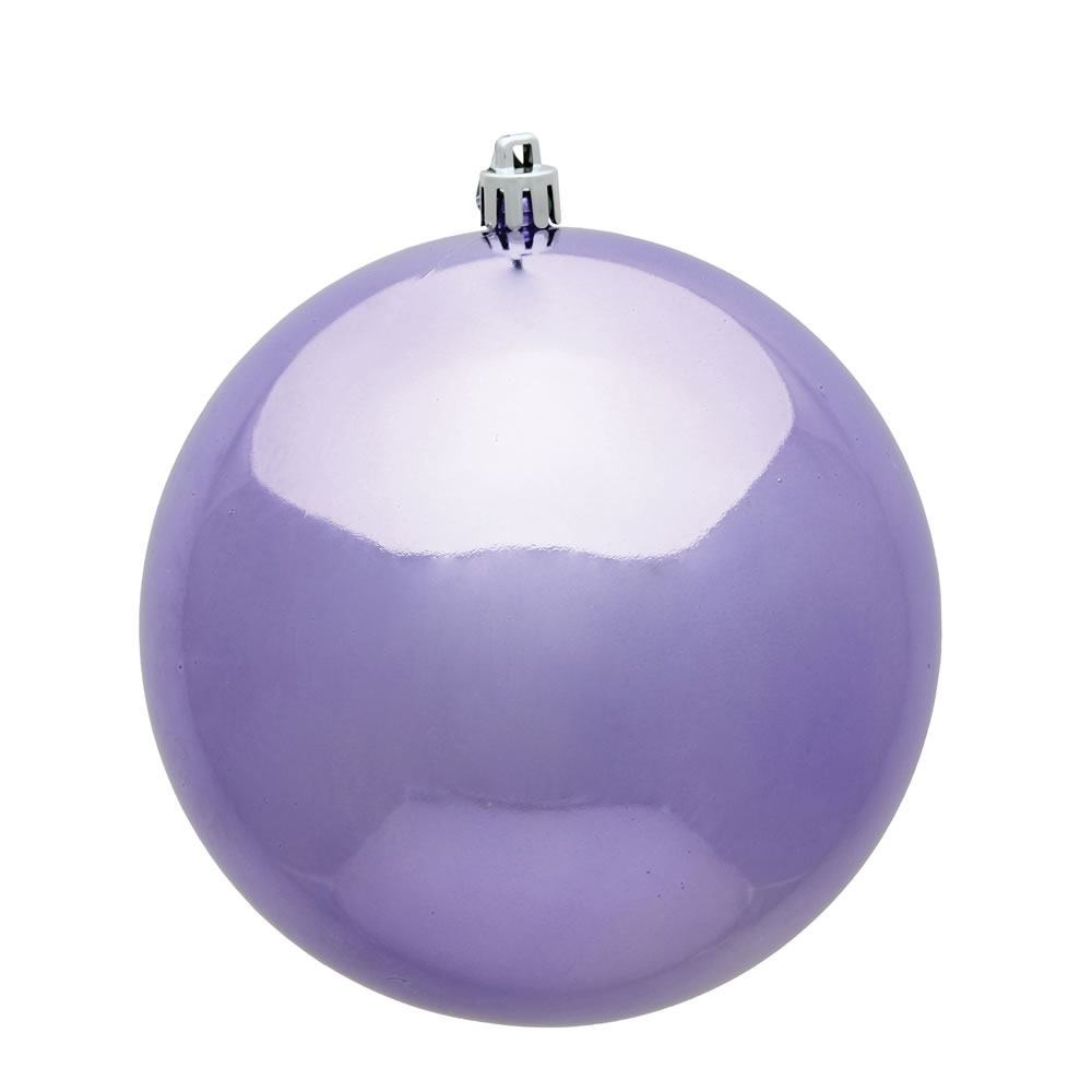 2.4 in. Lavender Shiny Christmas Ornament Ball