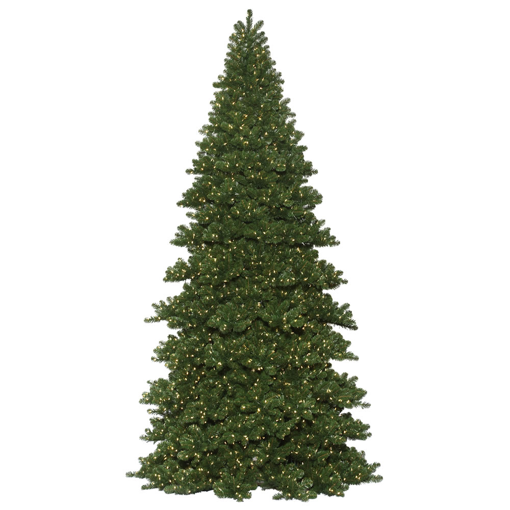 C164214LEDWW 14 ft. x 84 in. Green Oregon Frame Christmas Tree with 6200 Warm White Dura Light