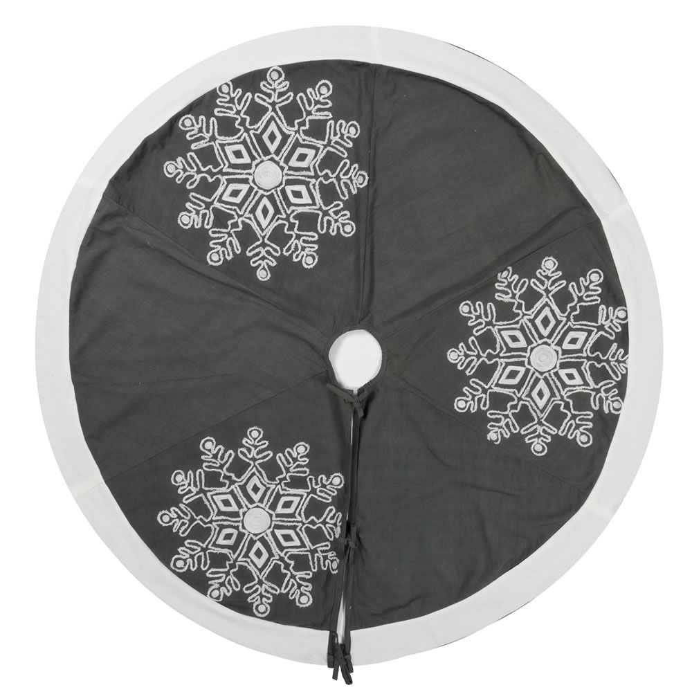 60" Winter Snowflake Tree Skirt by Vickerman