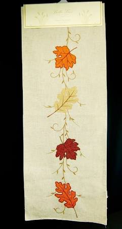 14 x 90 in. Harvest Branch Table Runner - Ecru