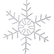 Picture of Vickerman X176224T 24 in. Pure White LED Twinkle Forked Snowflake