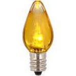 E12 & C7 Yellow Transparent LED Bulb - 25