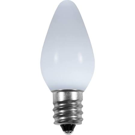 XLEDTC95T-25 E12 & C9 Cool White Twinkle Transparent LED Bulb - 25 -  Vickerman