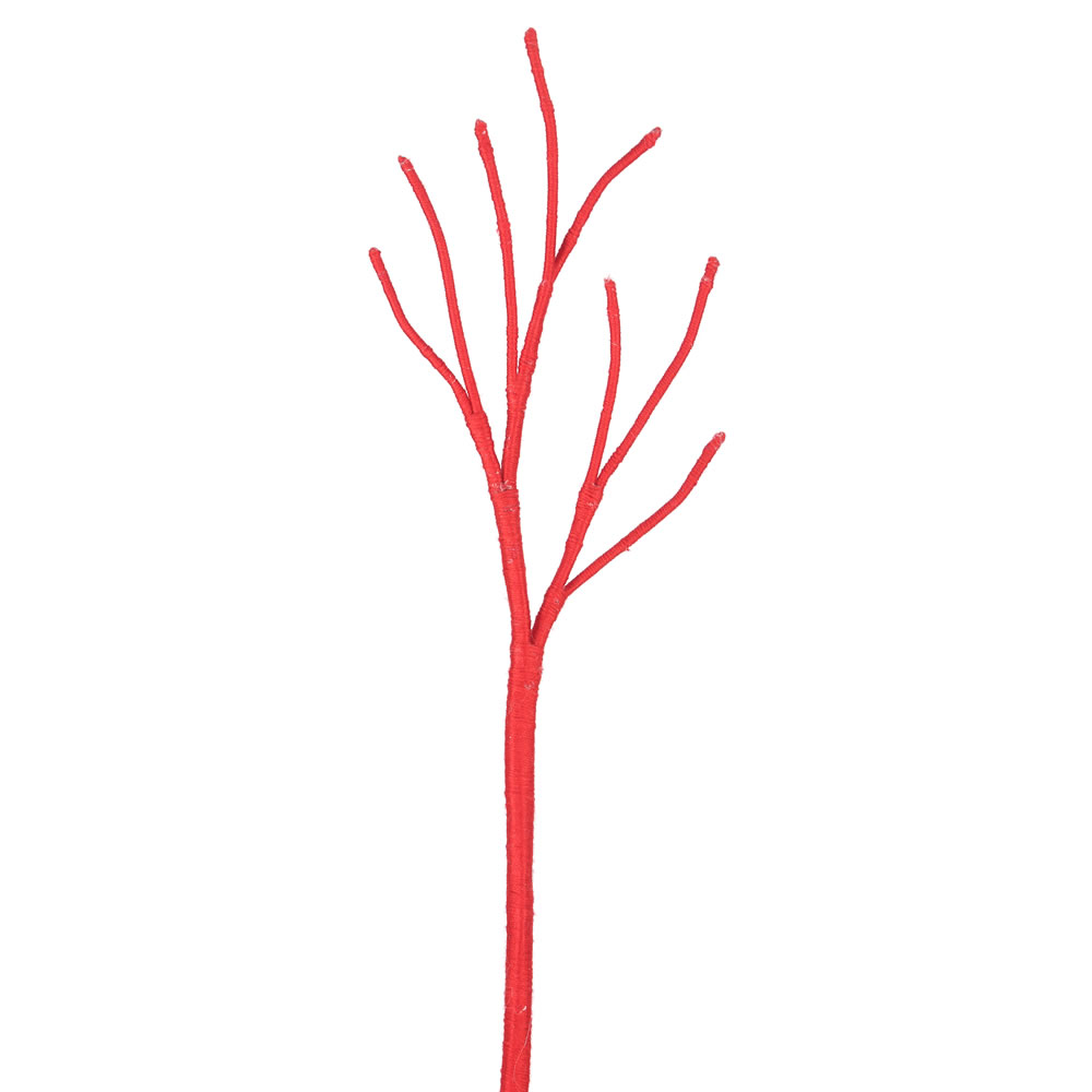 17 in. Red Yarn Spray