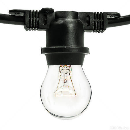 144Lt Warm White 8 Function Spider Set - 14 ft. Long Spacing Light - Black