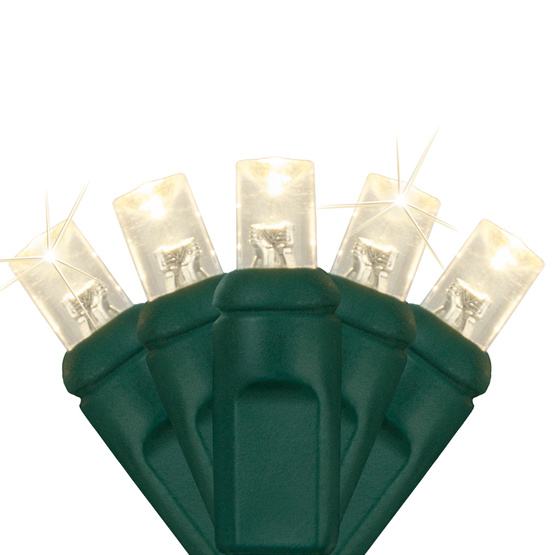 X8G6701TPBG 50Lt LED Bulb Warm White & Green Wire Wide Angle Twinkle 8 in. Spacing 34 ft. LED Bulb -  Vickerman