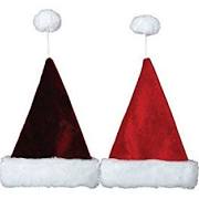 8 x 19 in. Plush Wine Velvet Stocking
