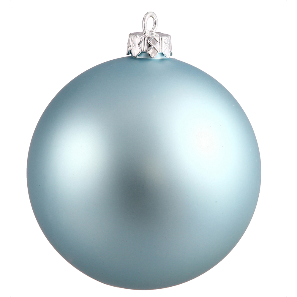 2.4 in. Baby Blue Matte Ball Ornament - 60 Per Box
