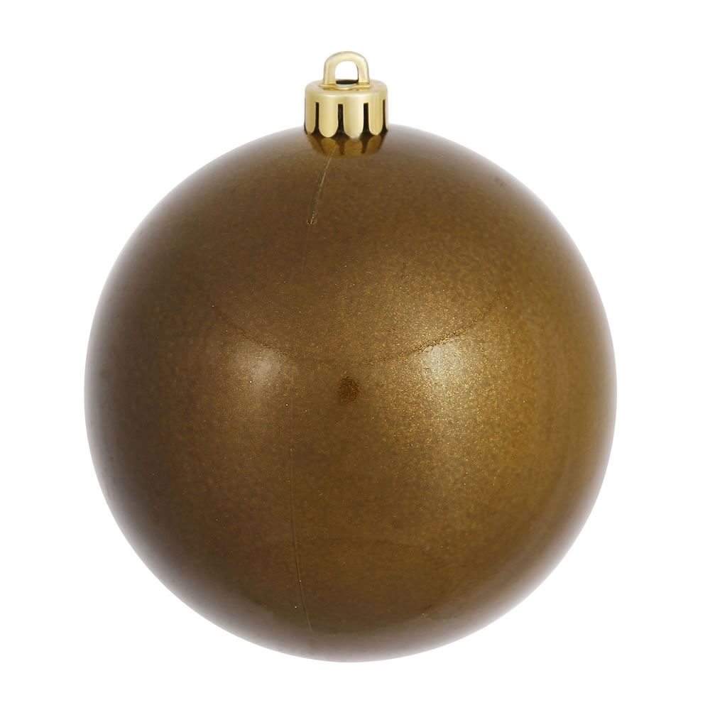 4 in. Olive Candy Ball Christmas Ornament
