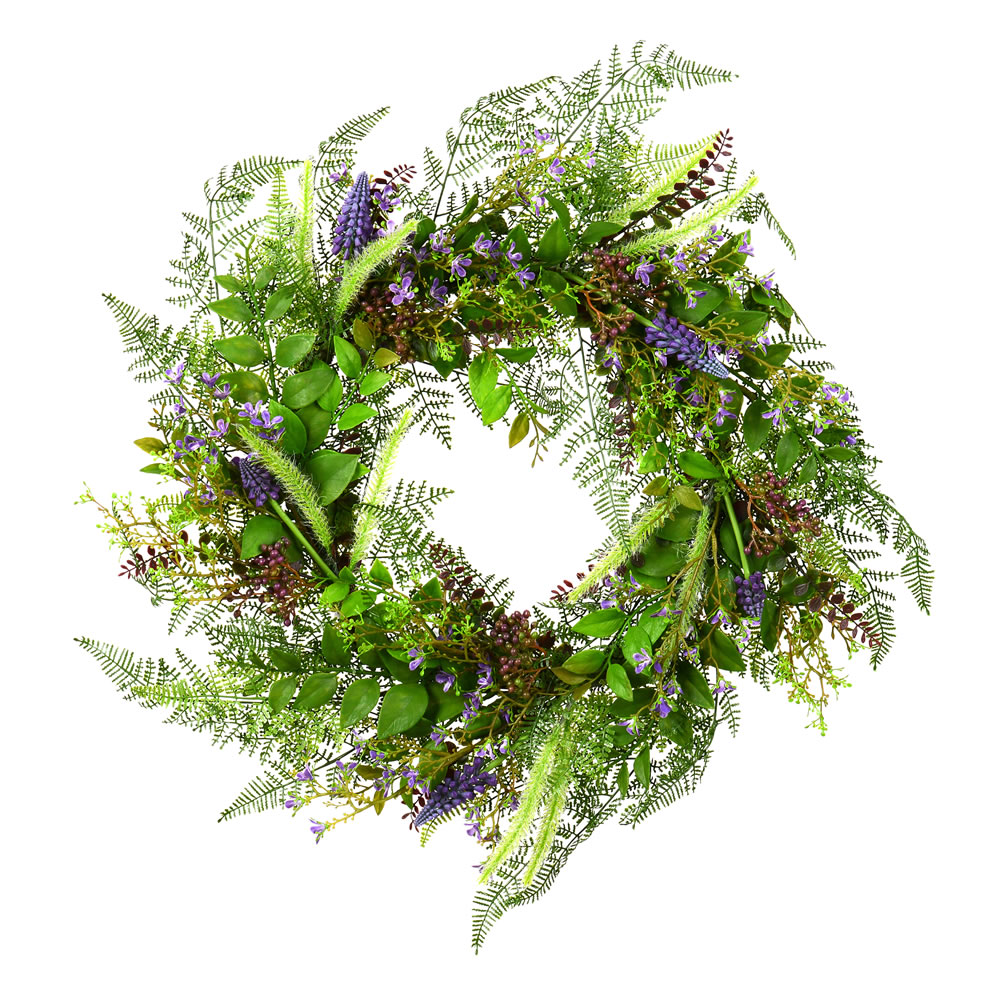 24 in. Green Maytime Wreath