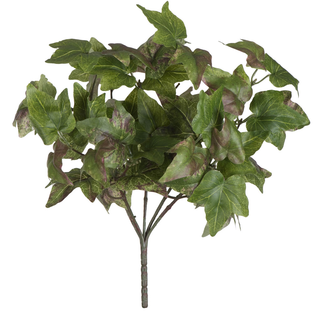 13 in. Green & Ivory Bush