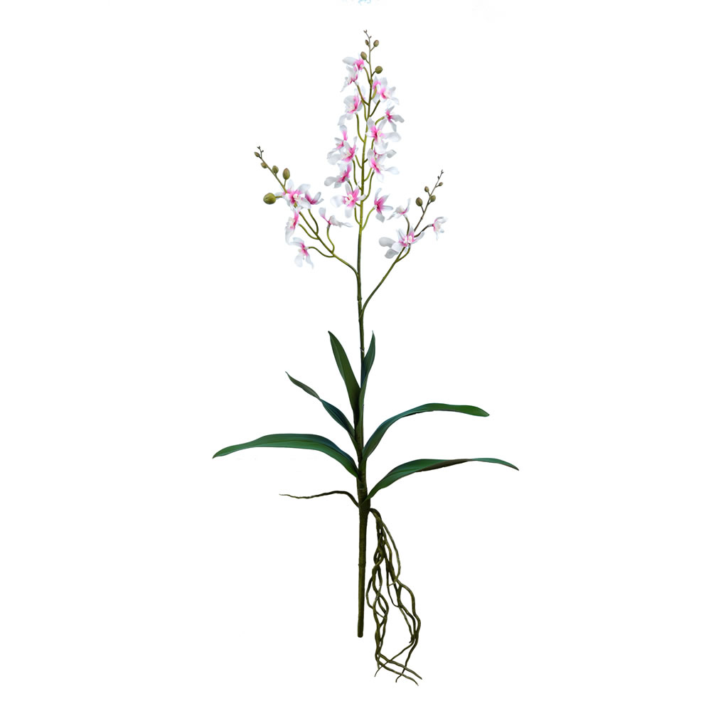 30.5 in. Mini Pink & White Orchid Spray