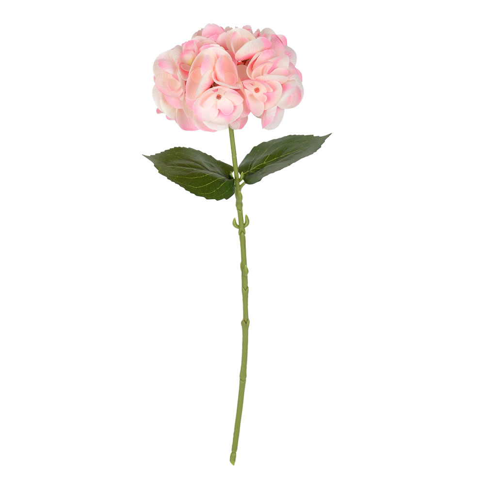 18 in. Pink Hydrangea Spray