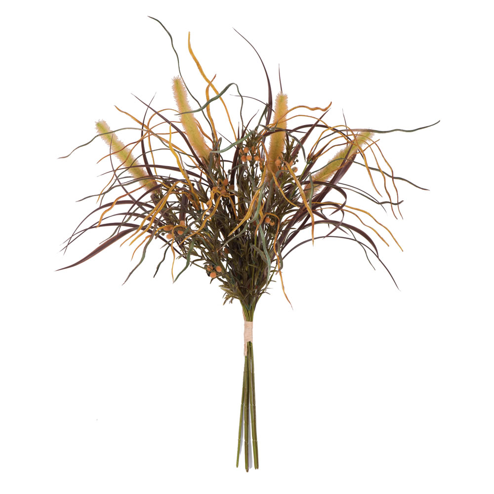 27 in. Yellow Euphorbia Onion Grass Bush
