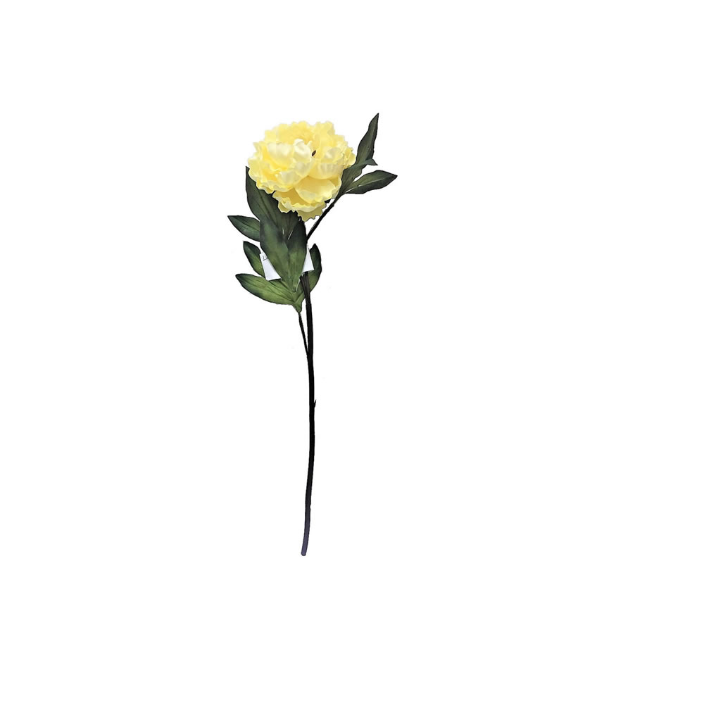 25 in. Yellow Peony Stem