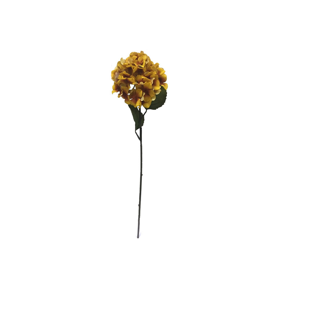 27 in. Mustard Hydrangea Stem