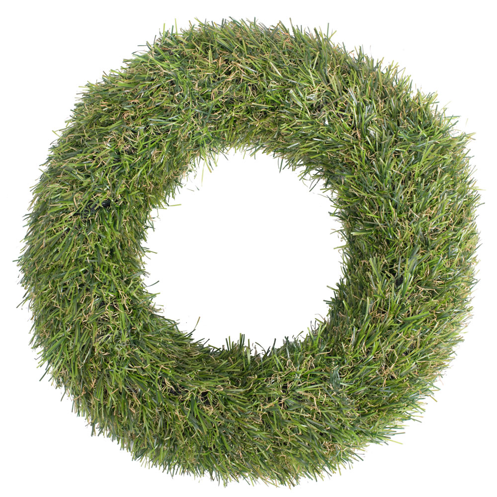 10 in. Green Grass Wreath