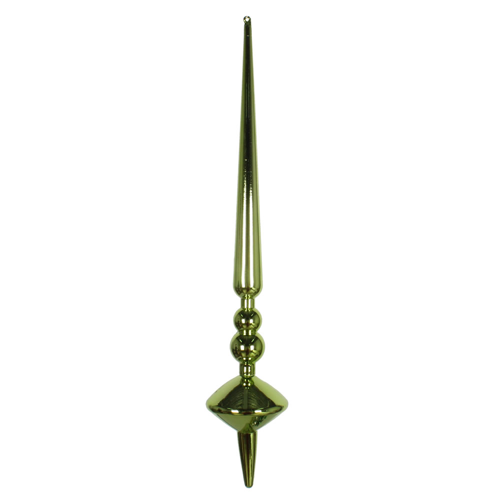 18 in. Celadon Shiny Cupola Finial Ornament  2 per Bag