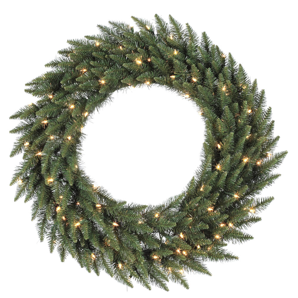 A861062LED 60 in. Camdon Fir Artificial Christmas Wreath with 400 Multi LED Light