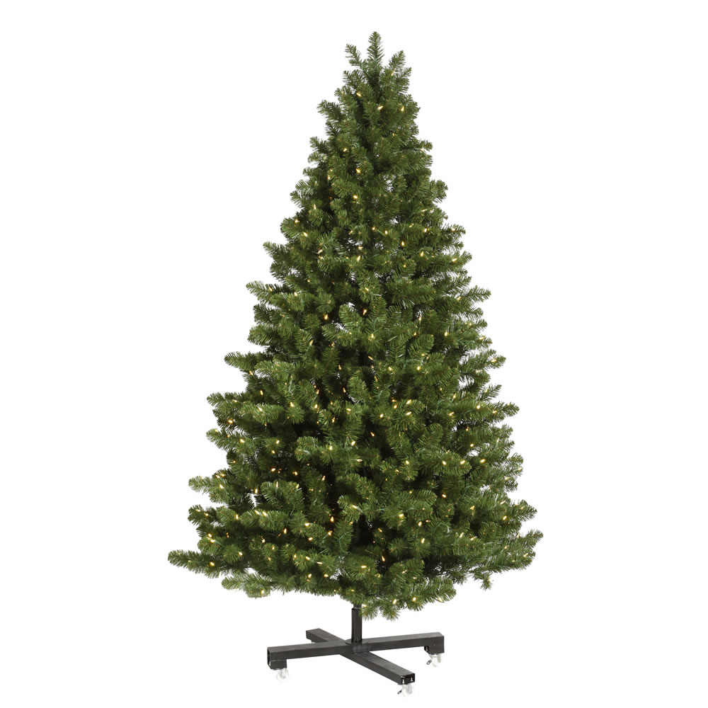 12 ft. x 64 in. Medium Grand Teton Artificial Christmas Tree with 1800 Warm White LED Light