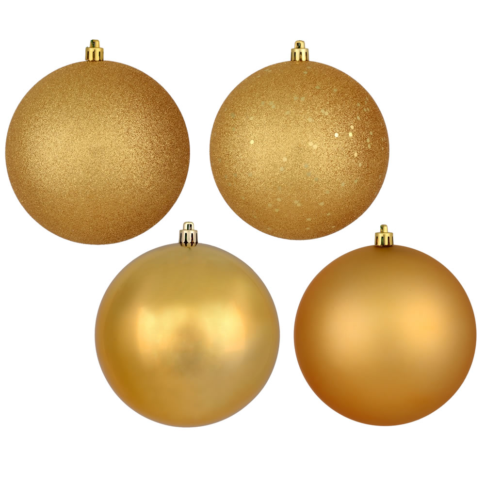 2.75 in. Copper & Gold Assorted Ball Ornament  20 per Box