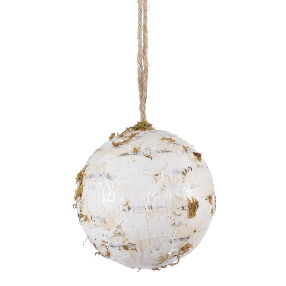 6 in. Birch Ball Christmas Ornament