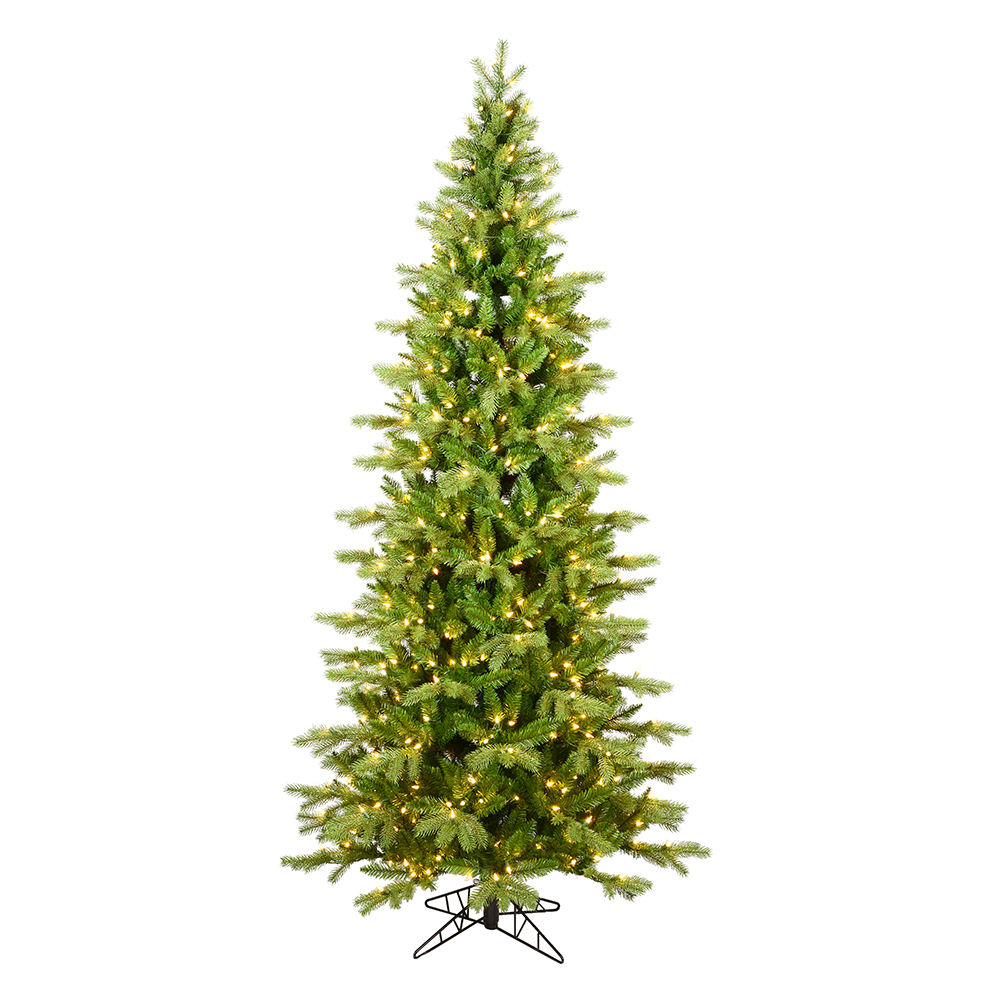 3 ft. x 28 in. Balsam Spruce Artificial Christmas Tree with 250 Warm White Low Voltage 3 mm LED Light