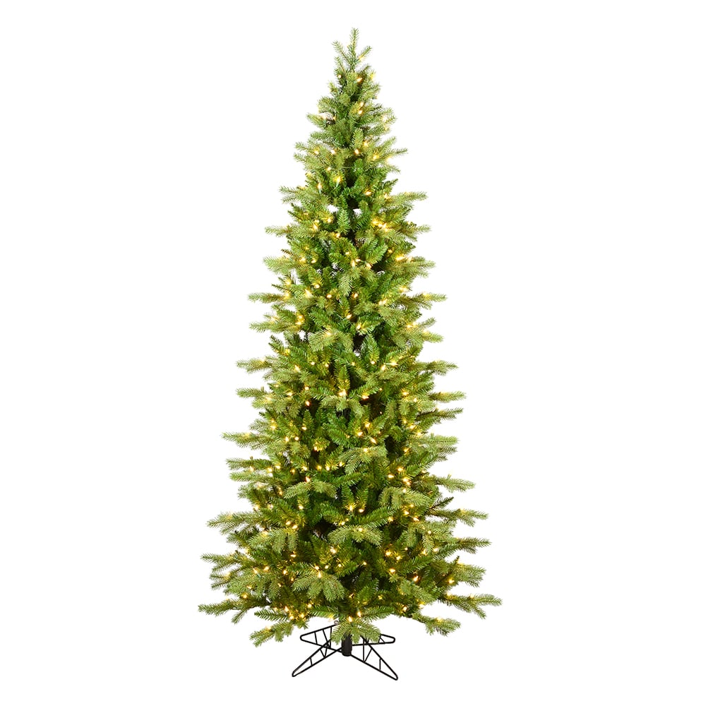 K186276LED 7.5 ft. x 44 in. Balsam Spruce Artificial Christmas Tree with 1150 Warm White Low Voltage 3 mm LED Light -  Vickerman