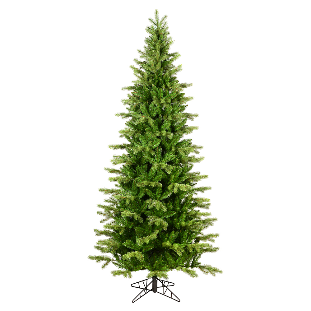 K186185 10 ft. x 56 in. Balsam Spruce Slim Christmas Tree with 2964 Tip Count