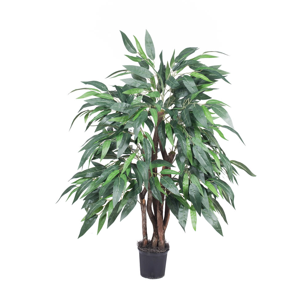 4 ft. Artificial Green Mango Extra Full Bush