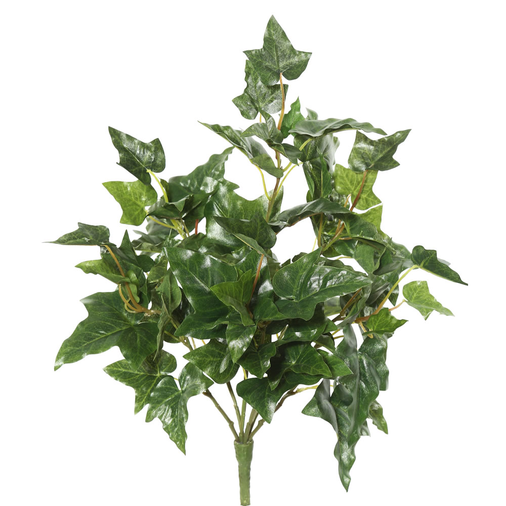 20 in. Artificial Green English Ivy Bush with 6 Branches & 66 Leaves