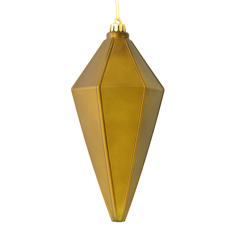 7 in. Olive Matte Lantern Christmas Ornament  4 per Bag