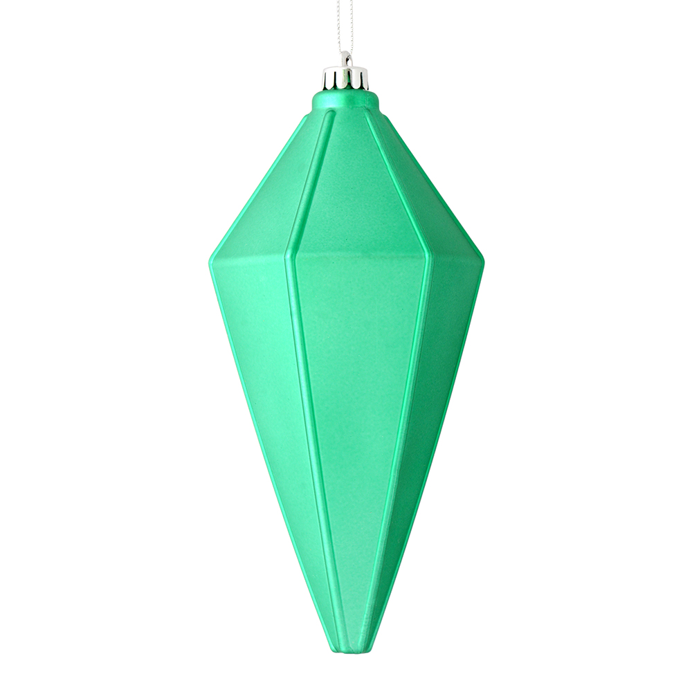 7 in. Seafoam Green Matte Lantern Christmas Ornament  4 per Bag
