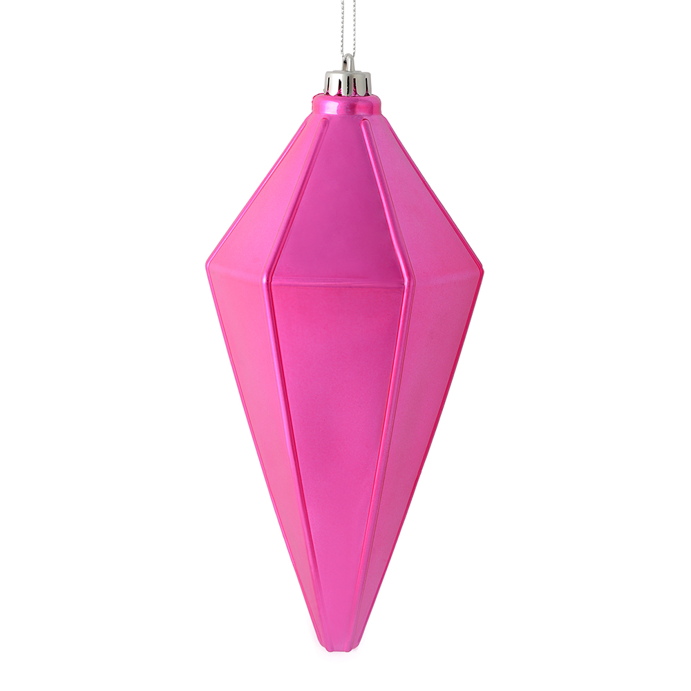 7 in. Mauve Shiny Lantern Christmas Ornament  4 per Bag