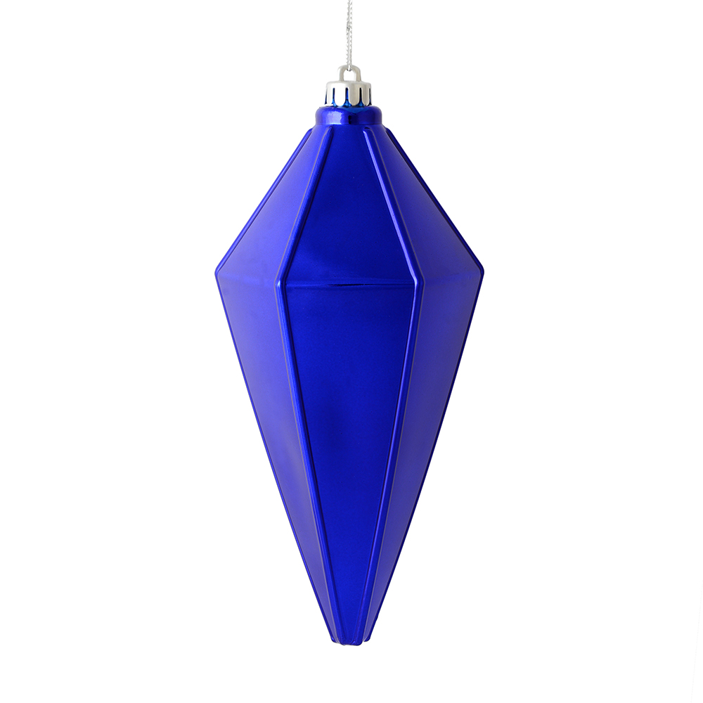 7 in. Purple Shiny Lantern Christmas Ornament  4 per Bag