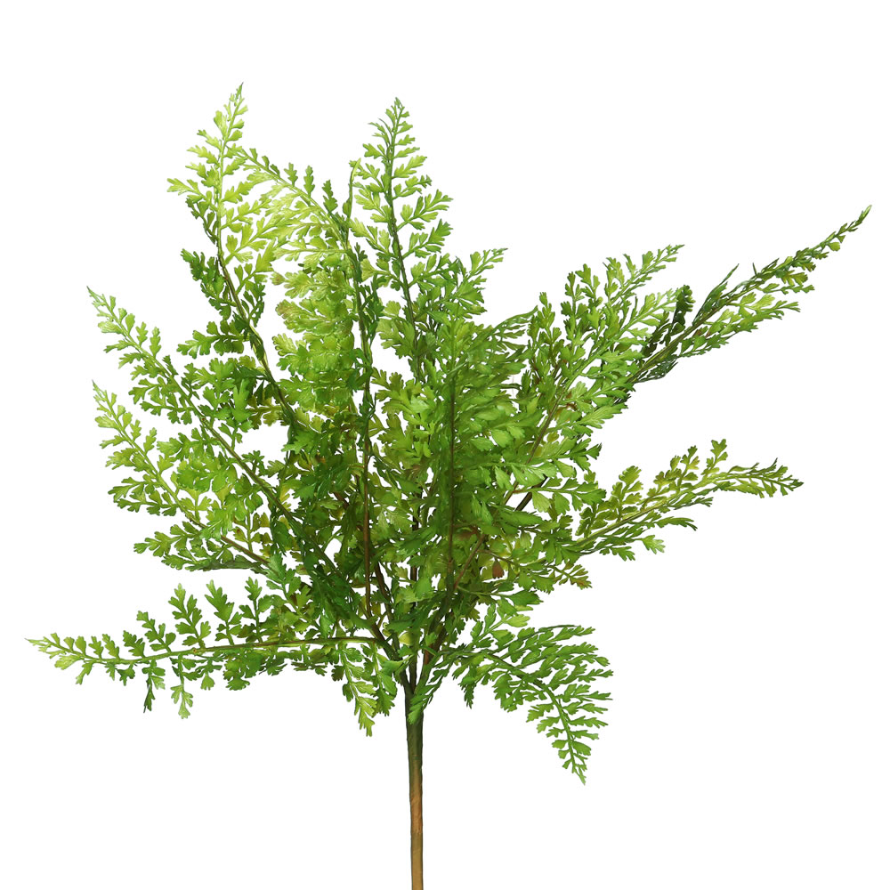 18 in. Artificial Green Fern Stem  3 per Pack