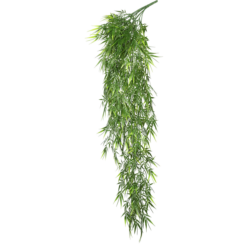 33 in. Artificial Green Mini Bamboo Leaf Bush  2 per Pack