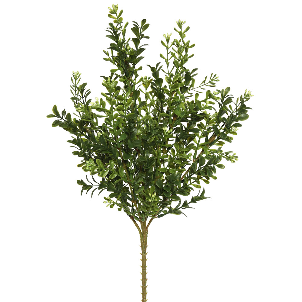18 in. Artificial Green Boxwood Bush  3 per Pack