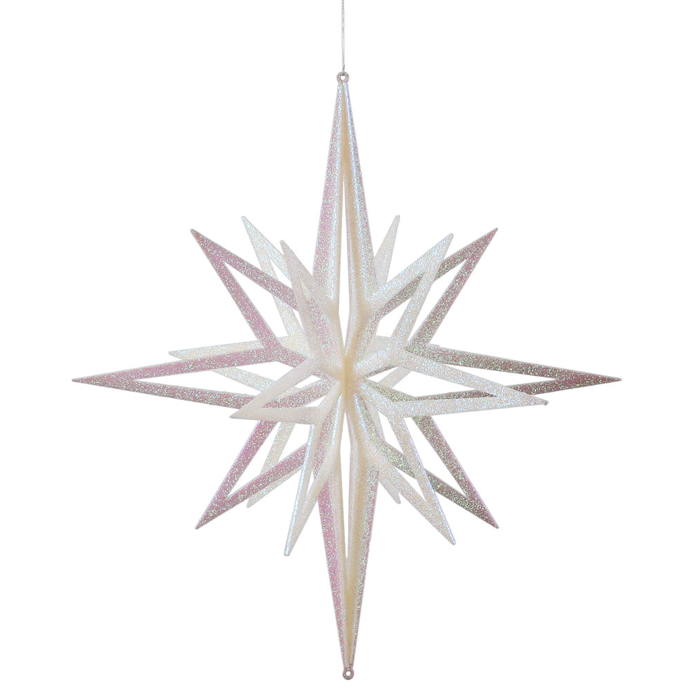 M148438 24 in. 3D Champagne Star Ornament
